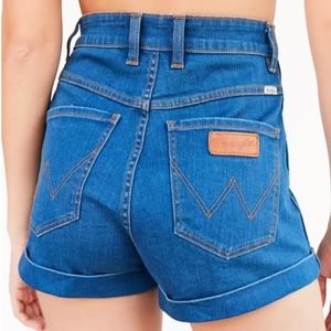 Wrangler Pin Up High Waisted Jean Shorts
